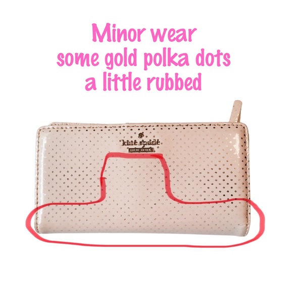 Kate Spade Stacy Lilac Street Dot Wallet - Picture 10 of 11